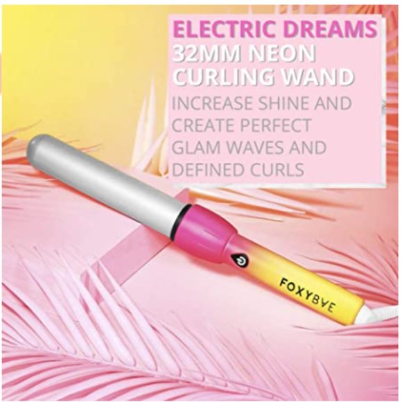 **FLASH SALE* FOXYBAE Electric Dreams Neon Curling Wand - Picture 5 of 7